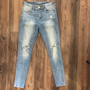 Light/medium wash jeans